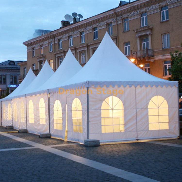 Pagoda tents in the UAE