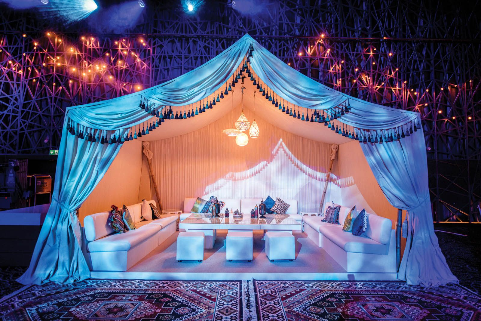 Ramadan majlis tents in the UAE