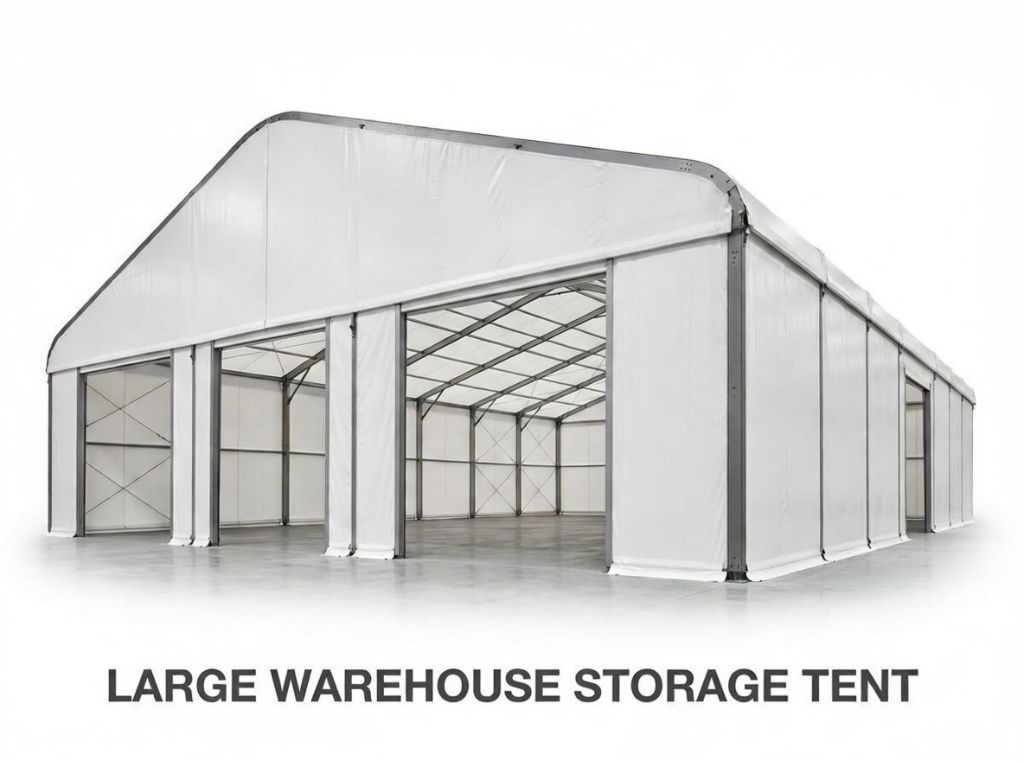 Warehouse and storage tents in the UAE